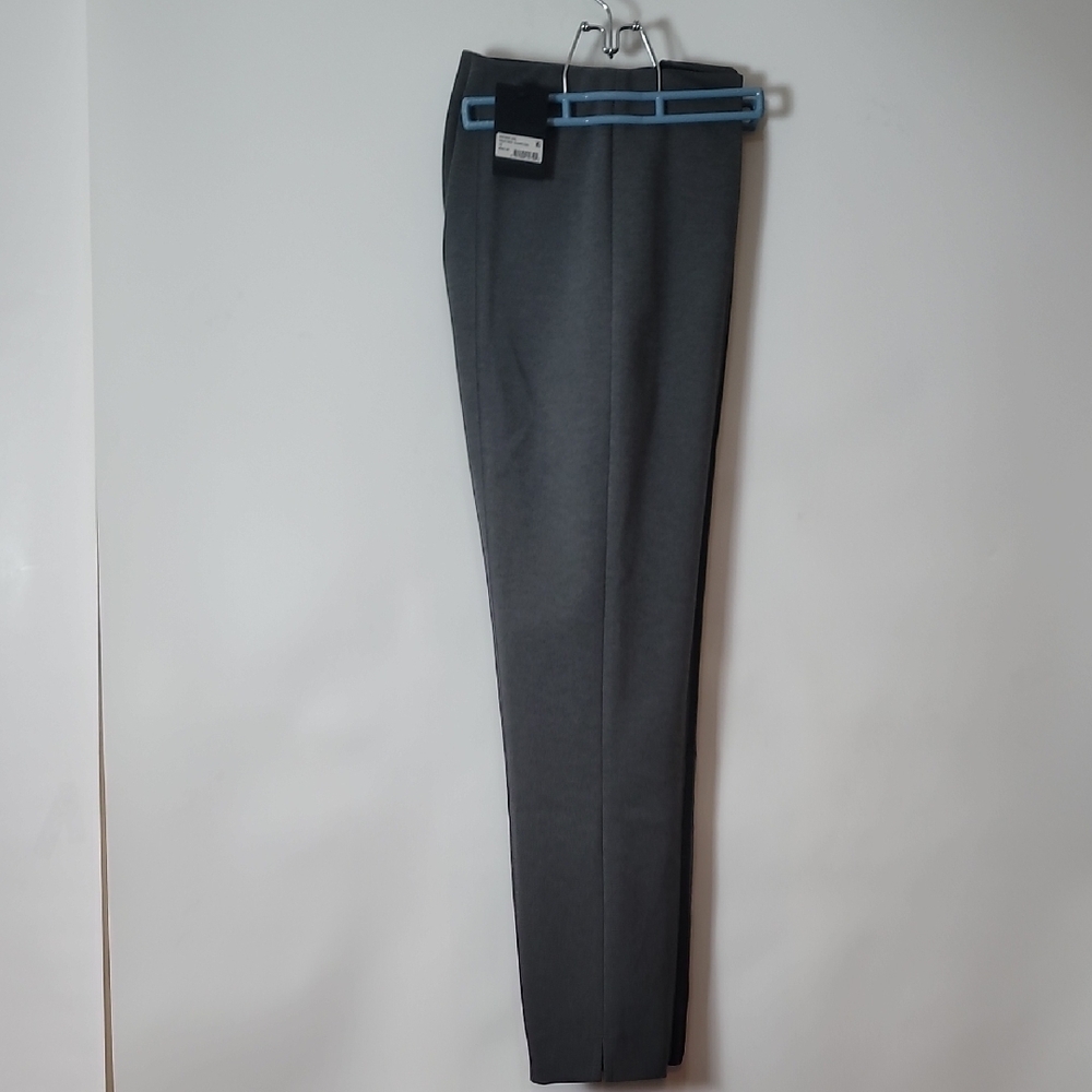 ATM Heather Charcoal Gray Ponte Pants Stretch Sz 10 - Picture 6 of 16
